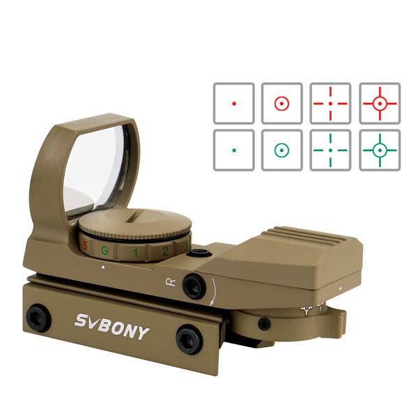 Прицел SVBONY с красной точкой 1х, крепление 20 мм Прицел SVBONY с красной точкой 1х, крепление 20 мм