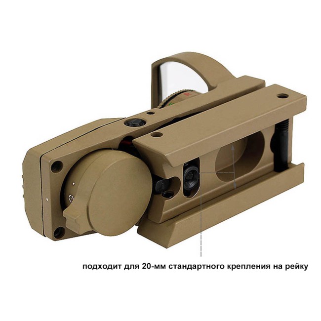 Прицел SVBONY с красной точкой 1х, крепление 20 мм Прицел SVBONY с красной точкой 1х, крепление 20 мм