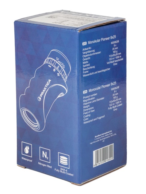 Монокуляр Praktica Pioneer 8x25 WP Монокуляр Praktica Pioneer 8x25 WP