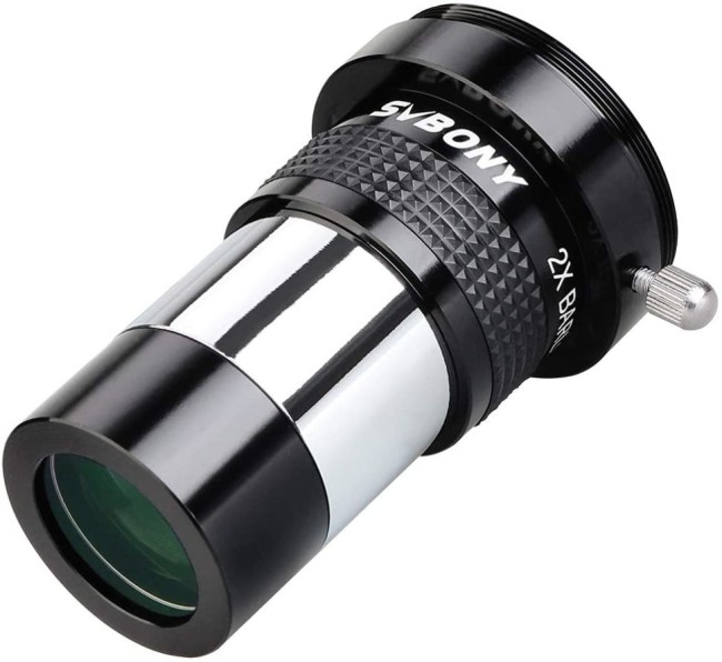 Линза Барлоу SVBONY 2х, 1,25", SV137 (с Т-адаптером)