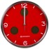 Часы настенные Bresser MyTime io NX Thermo/Hygro, 30 см, красные