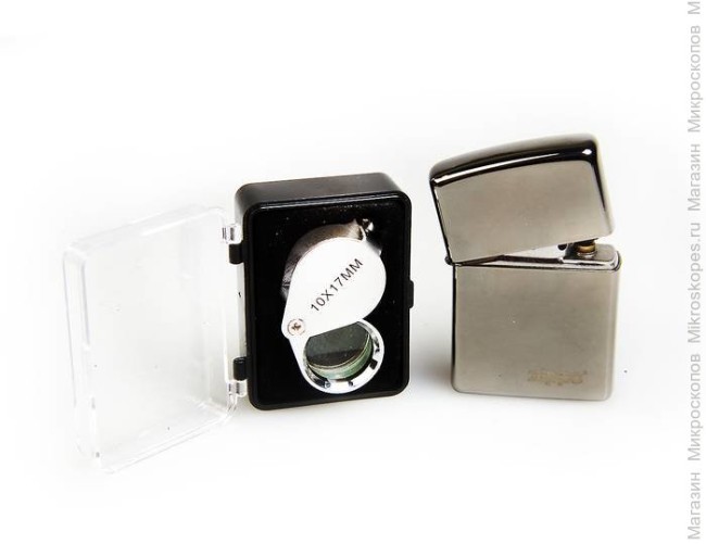 Лупа ювелирная Veber 55366, 10x, 17 мм Лупа ювелирная Veber 55366, 10x, 17 мм