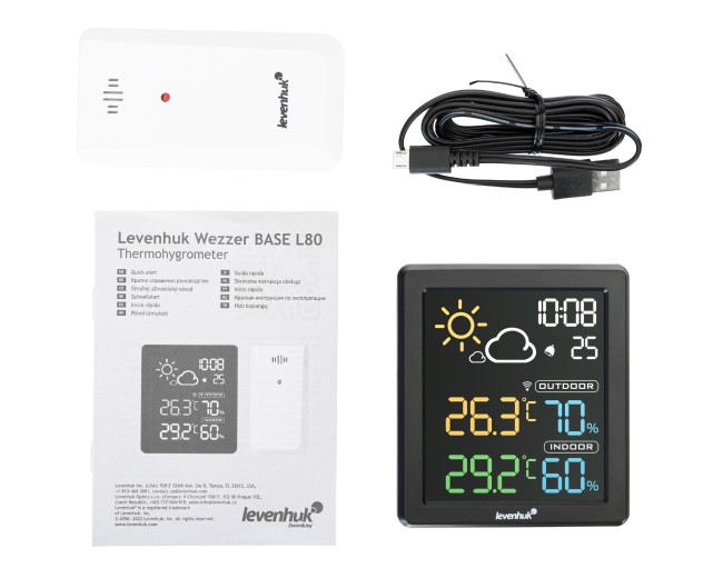 Термогигрометр Levenhuk Wezzer BASE L80 Термогигрометр Levenhuk Wezzer BASE L80