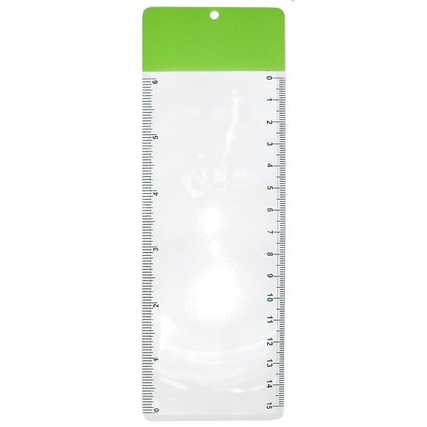 Лупа карманная линза Френеля гибкая (линейка-закладка 190х65 мм) для чтения Kromatech Лупа карманная линза Френеля гибкая (линейка-закладка 190х65 мм) для чтения Kromatech