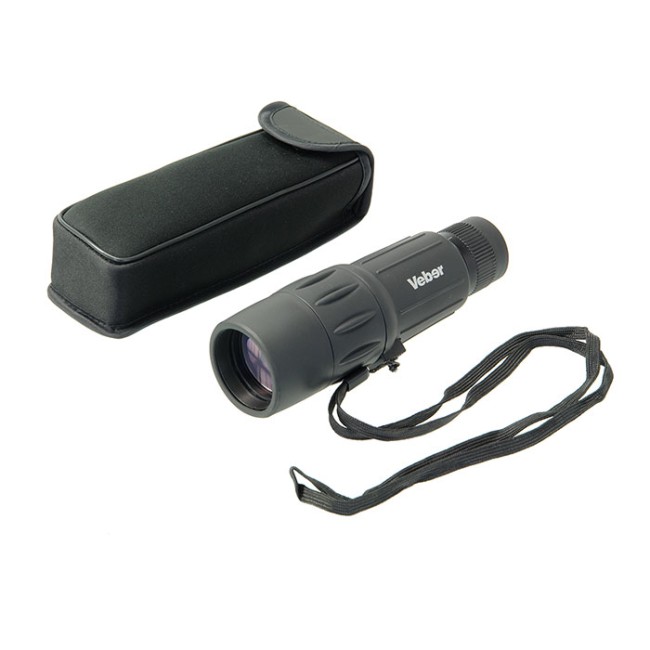 Монокуляр Veber 10-25x42 WP черный