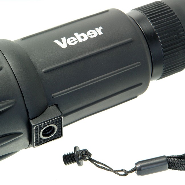 Монокуляр Veber 10-25x42 WP черный