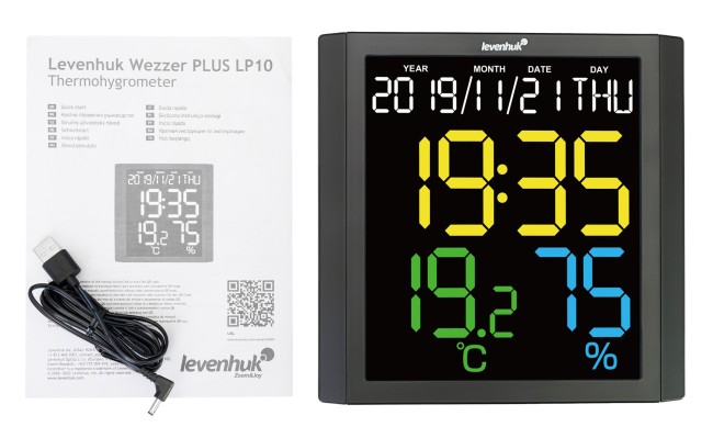 Термогигрометр Levenhuk Wezzer PLUS LP10 Термогигрометр Levenhuk Wezzer PLUS LP10