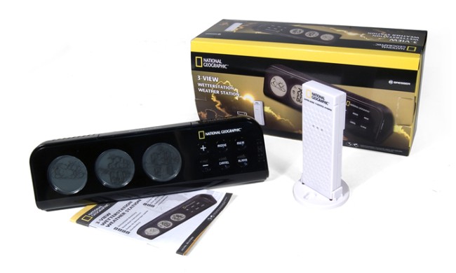 Метеостанция Bresser National Geographic с тремя экранами Метеостанция Bresser National Geographic с тремя экранами