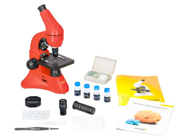 Микроскоп Levenhuk Rainbow 50L Orange\Апельсин Микроскоп Levenhuk Rainbow 50L Orange\Апельсин
