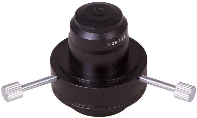 Конденсор темного поля А 1,36–1,25 Levenhuk MED (масляная иммерсия)