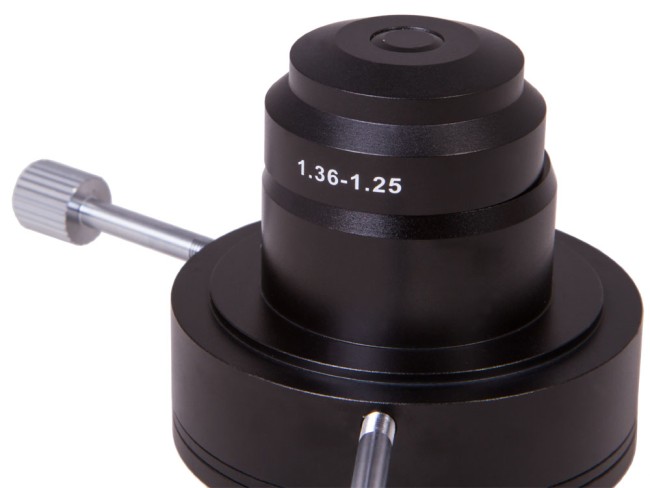 Конденсор темного поля А 1,36–1,25 Levenhuk MED (масляная иммерсия)