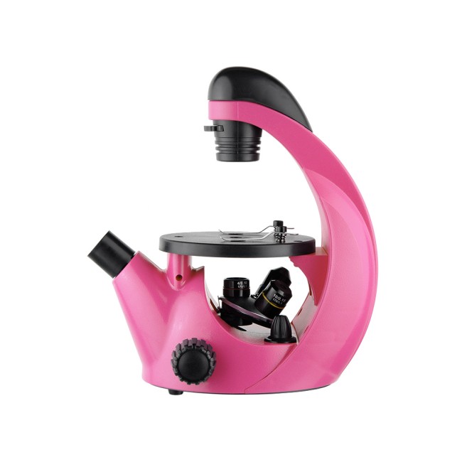 Микроскоп школьный Микромед Эврика 40х-320х инвертированный (фуксия) Микроскоп школьный Микромед Эврика 40х-320х инвертированный (фуксия)