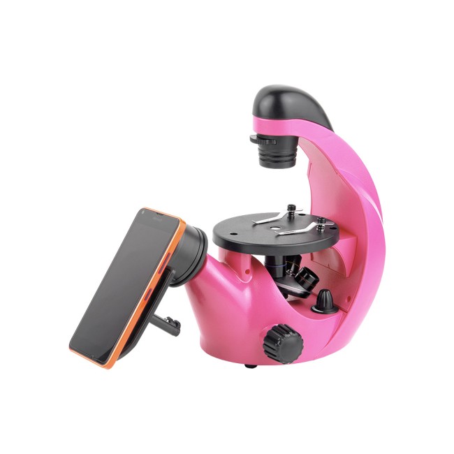 Микроскоп школьный Микромед Эврика 40х-320х инвертированный (фуксия) Микроскоп школьный Микромед Эврика 40х-320х инвертированный (фуксия)