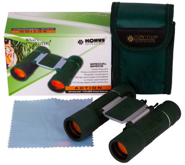 Бинокль Konus Action 10x25 FF
