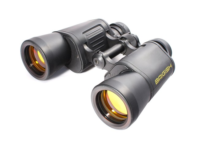 Бинокль КОМЗ БПЦс2 10х40 обрезиненный с сеткой, рубин Бинокль КОМЗ БПЦс2 10х40 обрезиненный с сеткой, рубин