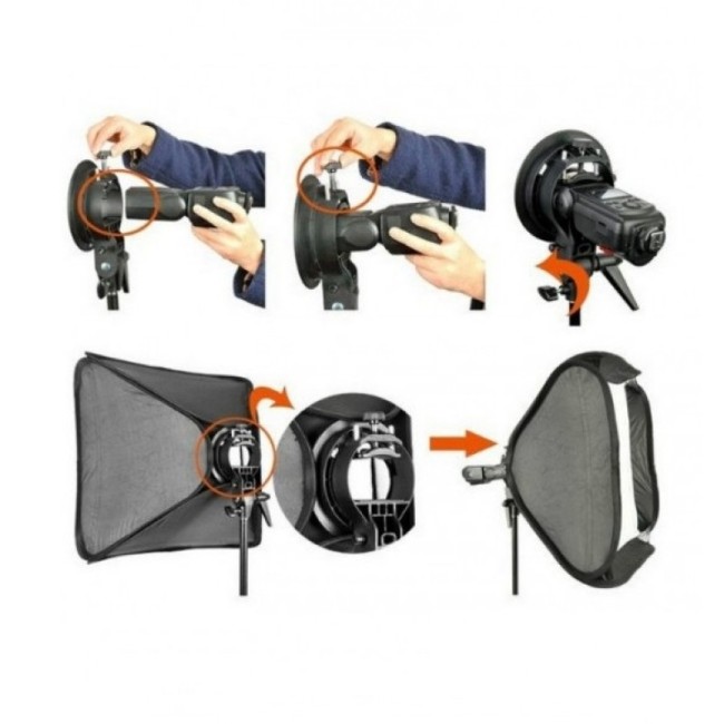 Софтбокс Godox SFUV5050 для накамерных вспышек Софтбокс Godox SFUV5050 для накамерных вспышек