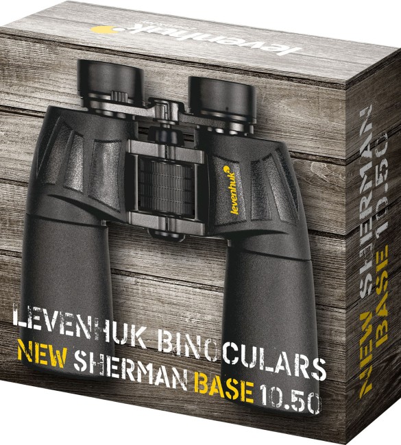 Бинокль Levenhuk New Sherman BASE 10x50 Бинокль Levenhuk New Sherman BASE 10x50