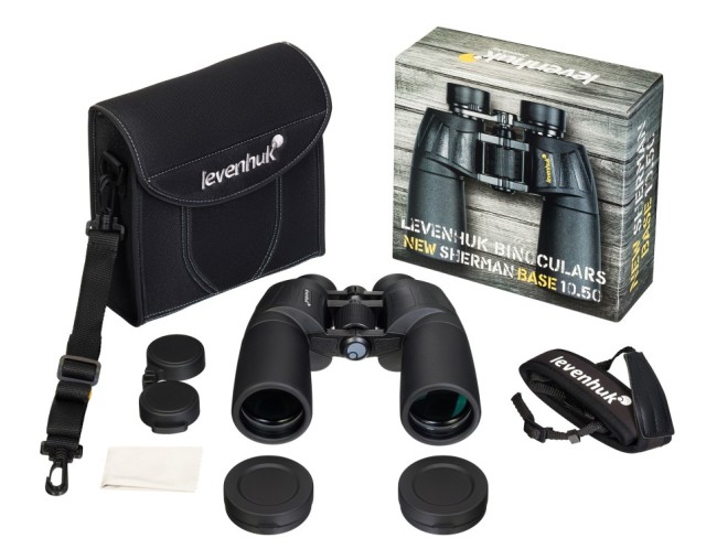 Бинокль Levenhuk New Sherman BASE 10x50 Бинокль Levenhuk New Sherman BASE 10x50