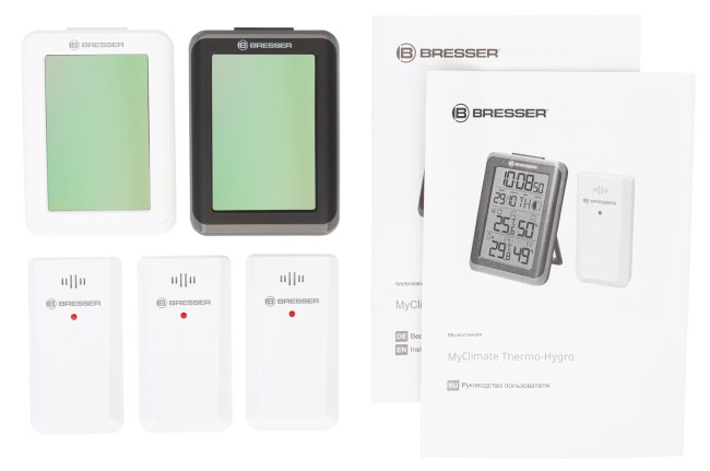 Гигрометр Bresser Clima Temp IO Jumbo (2 шт.) Гигрометр Bresser Clima Temp IO Jumbo (2 шт.)