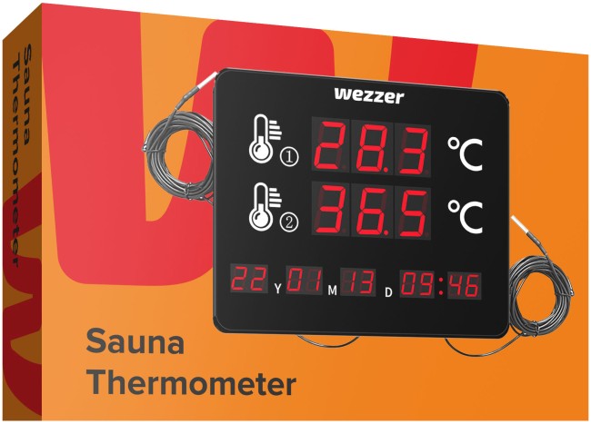 Термометр для сауны Levenhuk Wezzer SN70 Термометр для сауны Levenhuk Wezzer SN70