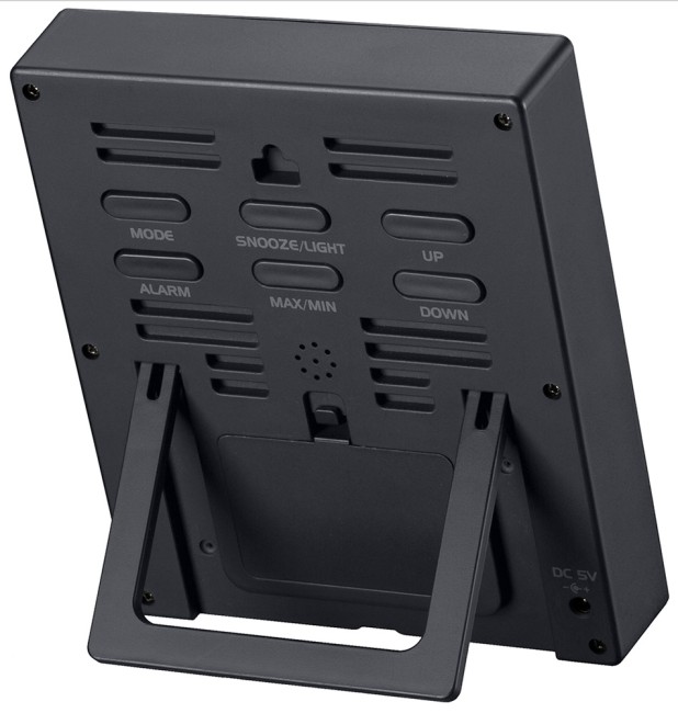 Гигрометр Bresser ClimaTemp Hygro Quadro с тремя датчиками, серый