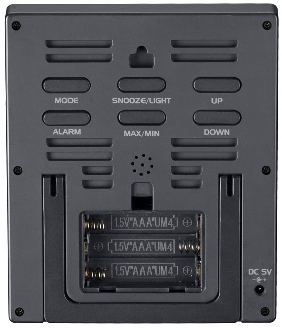 Гигрометр Bresser ClimaTemp Hygro Quadro с тремя датчиками, серый