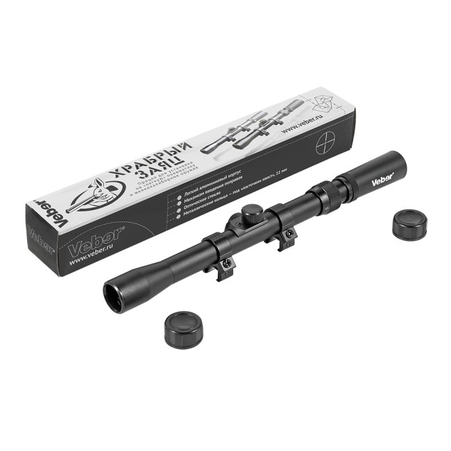 Прицел для пневматики Veber Храбрый Заяц 3-7x20 C Прицел для пневматики Veber Храбрый Заяц 3-7x20 C