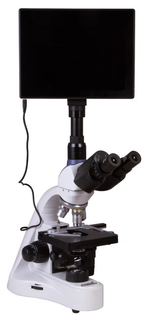 Микроскоп цифровой Levenhuk MED D10T LCD, тринокулярный