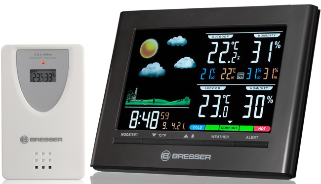 Метеостанция Bresser Neomeo с цветным дисплеем Метеостанция Bresser Neomeo с цветным дисплеем