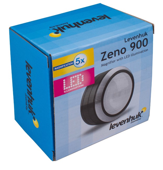 Лупа Levenhuk Zeno 900, 5x, 75 мм, 3 LED, металл Лупа Levenhuk Zeno 900, 5x, 75 мм, 3 LED, металл