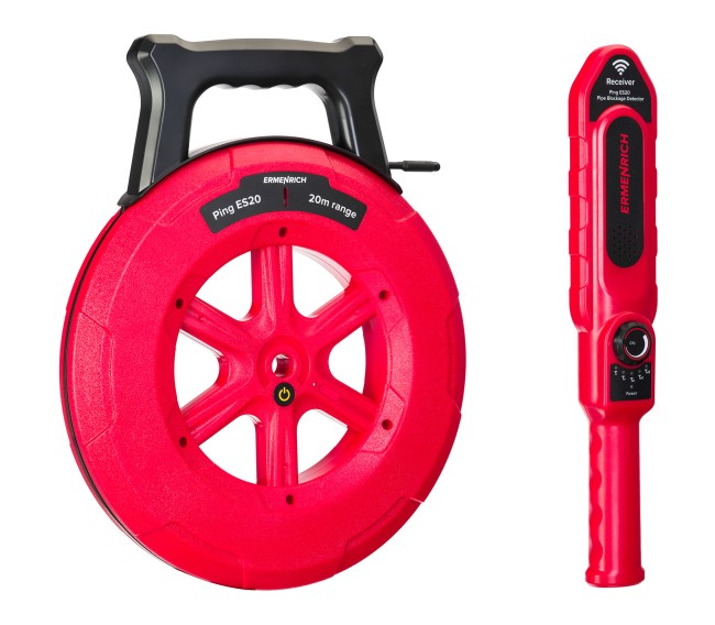 Детектор засорения труб Ermenrich Ping ES20 Детектор засорения труб Ermenrich Ping ES20