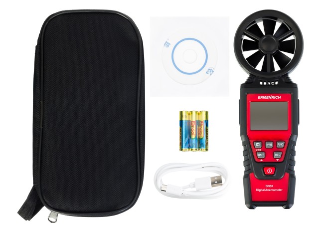 Цифровой анемометр Ermenrich Seek DN30 Цифровой анемометр Ermenrich Seek DN30