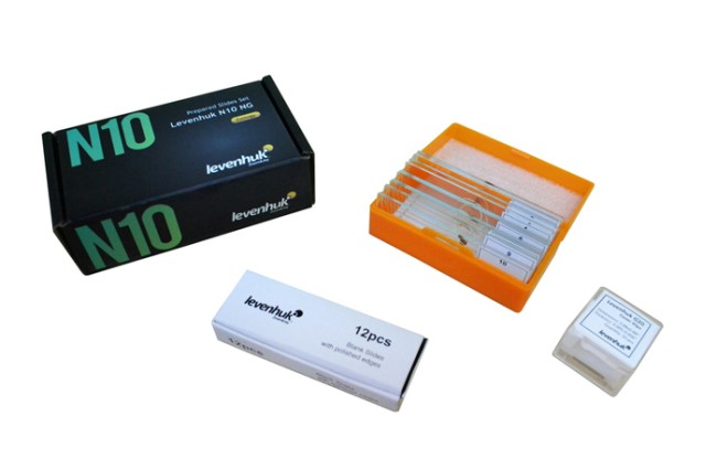 Набор микропрепаратов Levenhuk N10 NG Набор микропрепаратов Levenhuk N10 NG