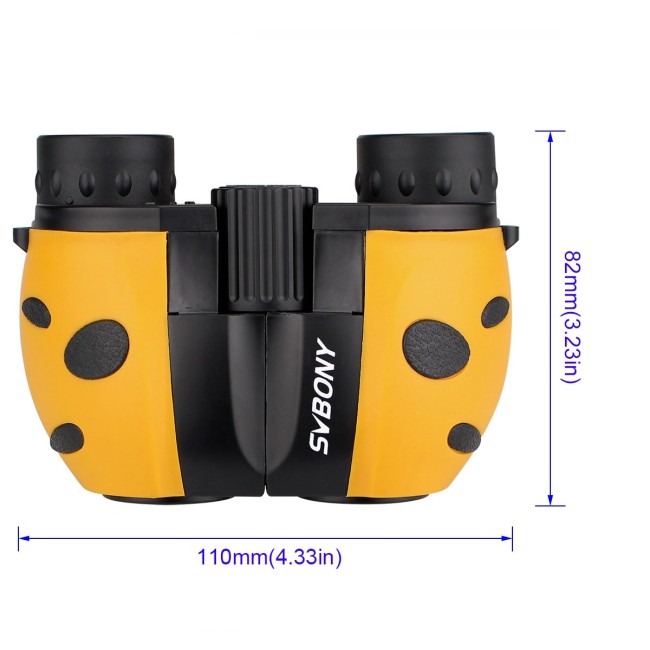 Бинокль детский SVBONY 8x21 Хэллоуин желтый