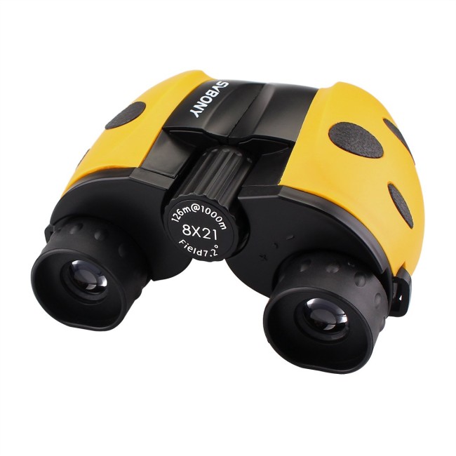 Бинокль детский SVBONY 8x21 Хэллоуин желтый