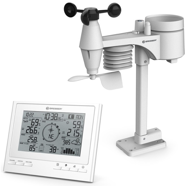 Метеостанция Bresser «7 в 1» ClimateScout Exclusive, белая Метеостанция Bresser «7 в 1» ClimateScout Exclusive, белая