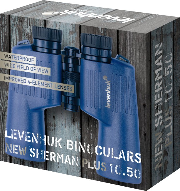 Бинокль Levenhuk New Sherman PLUS 10x50 Бинокль Levenhuk New Sherman PLUS 10x50