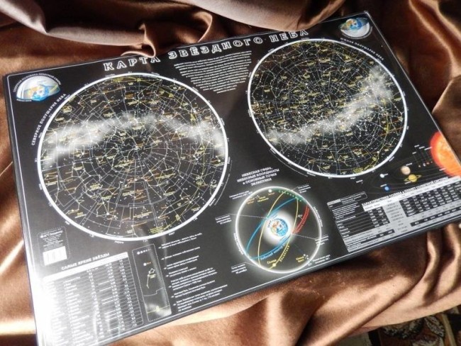 Коврик для письма "Звездное небо"