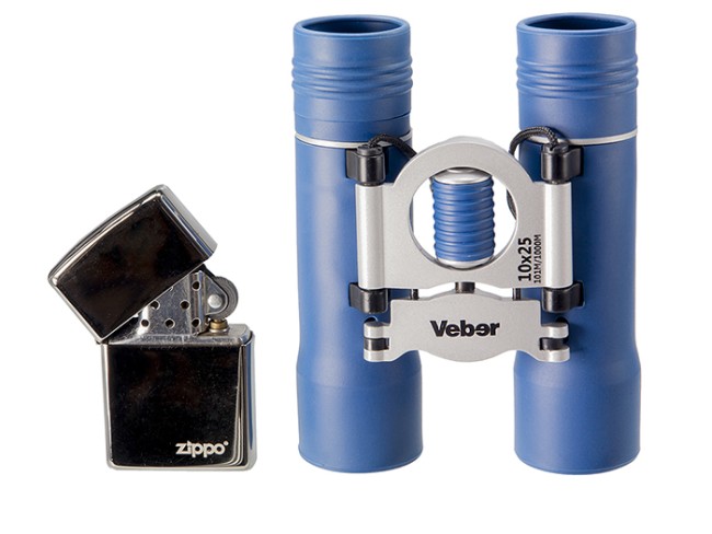 Бинокль Veber Sport new БН 10x25 синий/серебристый Бинокль Veber Sport new БН 10x25 синий/серебристый