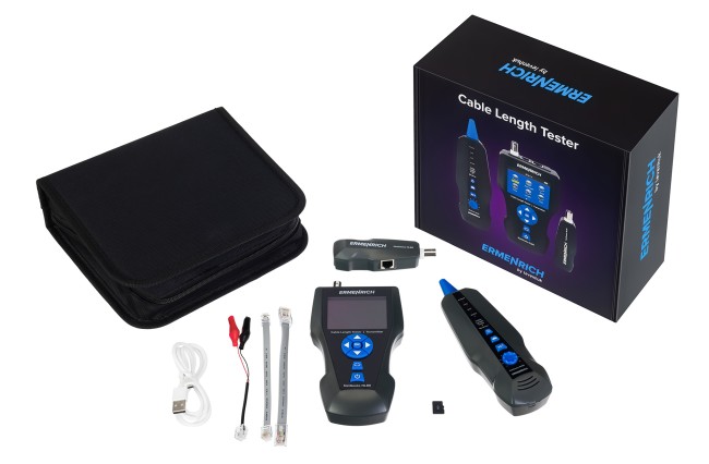 Измеритель длины кабеля Ermenrich NetGeeks NL80 Измеритель длины кабеля Ermenrich NetGeeks NL80