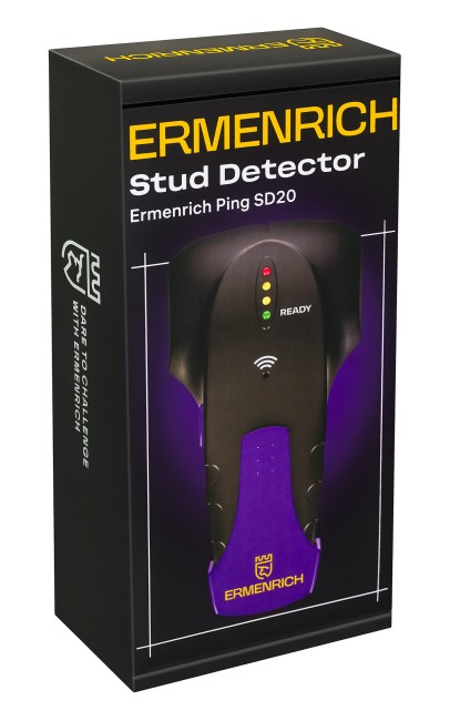 Детектор проводки Ermenrich Ping SD20, фиолетовый Детектор проводки Ermenrich Ping SD20, фиолетовый