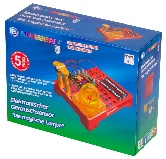 Набор для экспериментов Bresser Junior «Датчик звука» Набор для экспериментов Bresser Junior «Датчик звука»