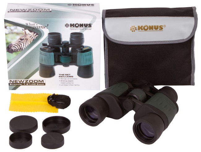 Бинокль Konus NewZoom 7–21x40