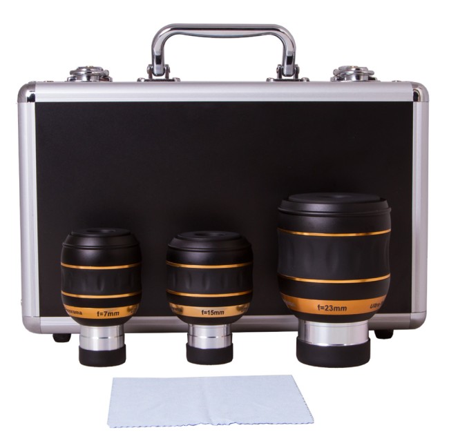 Набор окуляров Sky-Watcher UWA 82° (7 мм, 15 мм, 23 мм) Набор окуляров Sky-Watcher UWA 82° (7 мм, 15 мм, 23 мм)