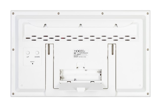 Метеостанция (настенные часы) Bresser MyTime Jumbo LCD, белая Метеостанция (настенные часы) Bresser MyTime Jumbo LCD, белая