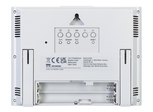 Метеостанция Bresser «7 в 1» ClimateScout Exclusive, серебристая