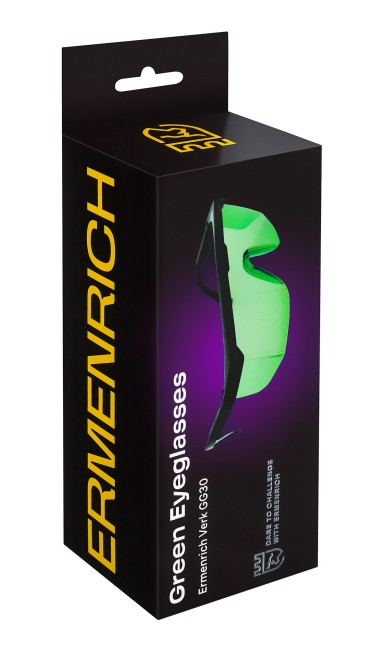 Очки лазерные Ermenrich Verk GG30, зеленые Очки лазерные Ermenrich Verk GG30, зеленые