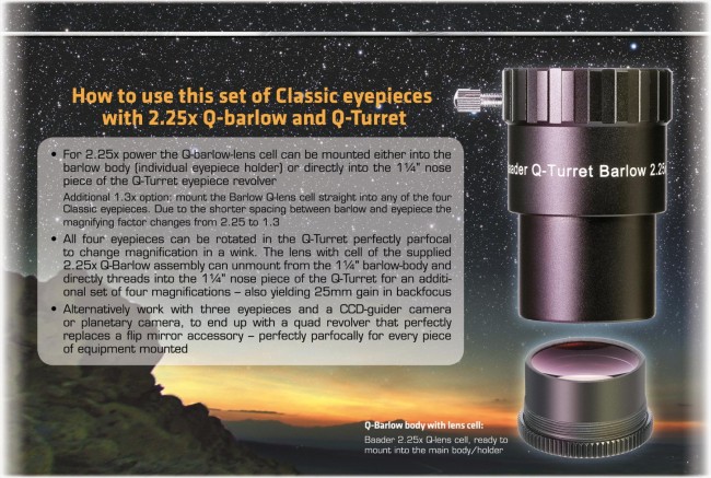 Набор аксессуаров Baader Planetarium Q-Turret Набор аксессуаров Baader Planetarium Q-Turret