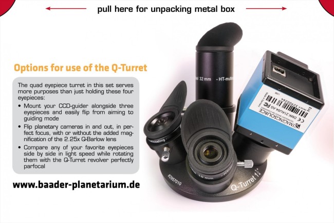 Набор аксессуаров Baader Planetarium Q-Turret Набор аксессуаров Baader Planetarium Q-Turret