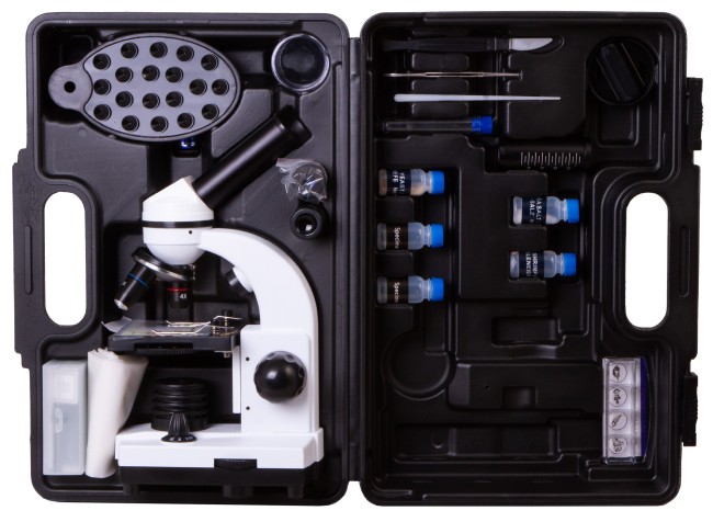 Микроскоп Bresser Junior Biolux SEL 40–1600x, белый, в кейсе